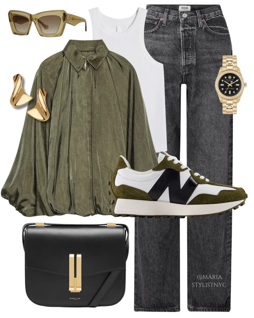 Green bomber jacket, black jeans & sneakers 👟  

#LTKootd #LTKgrwm #LTKSeasonal