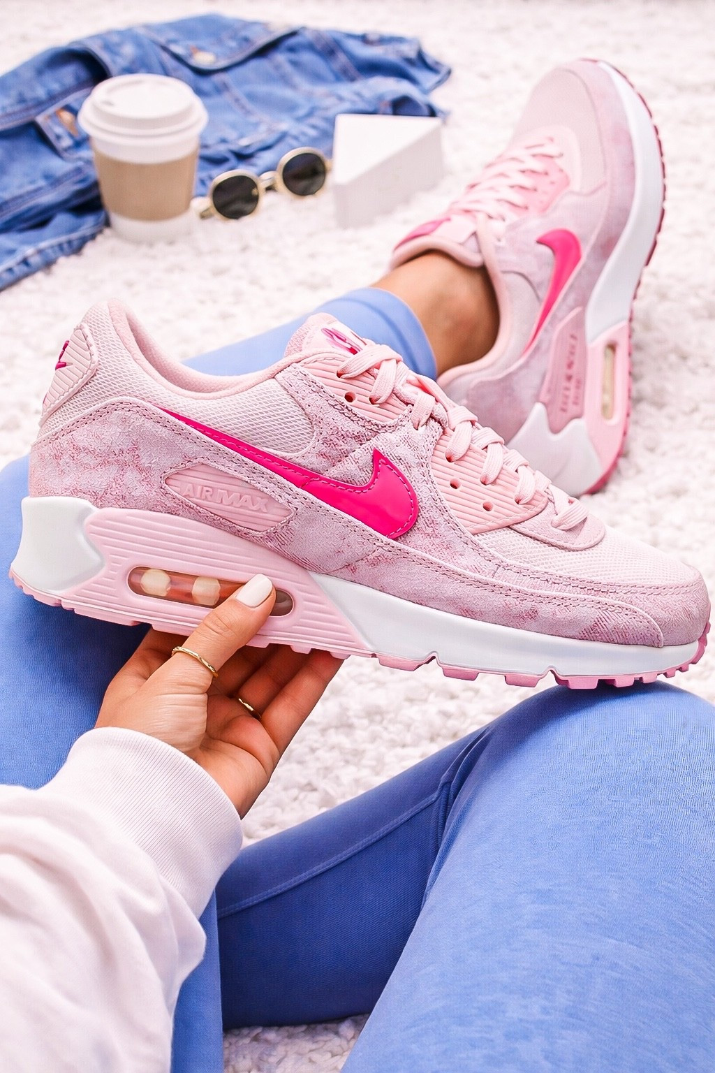 OK Nike just released the new Nike air maxes and guess what they are in a pink denim and I’m obsessed with this light color for spring. I’m like this is just going to make your outfit feel so cute  and so feminine.

#LTKdayinmylife #LTKgrwm #LTKmomlife