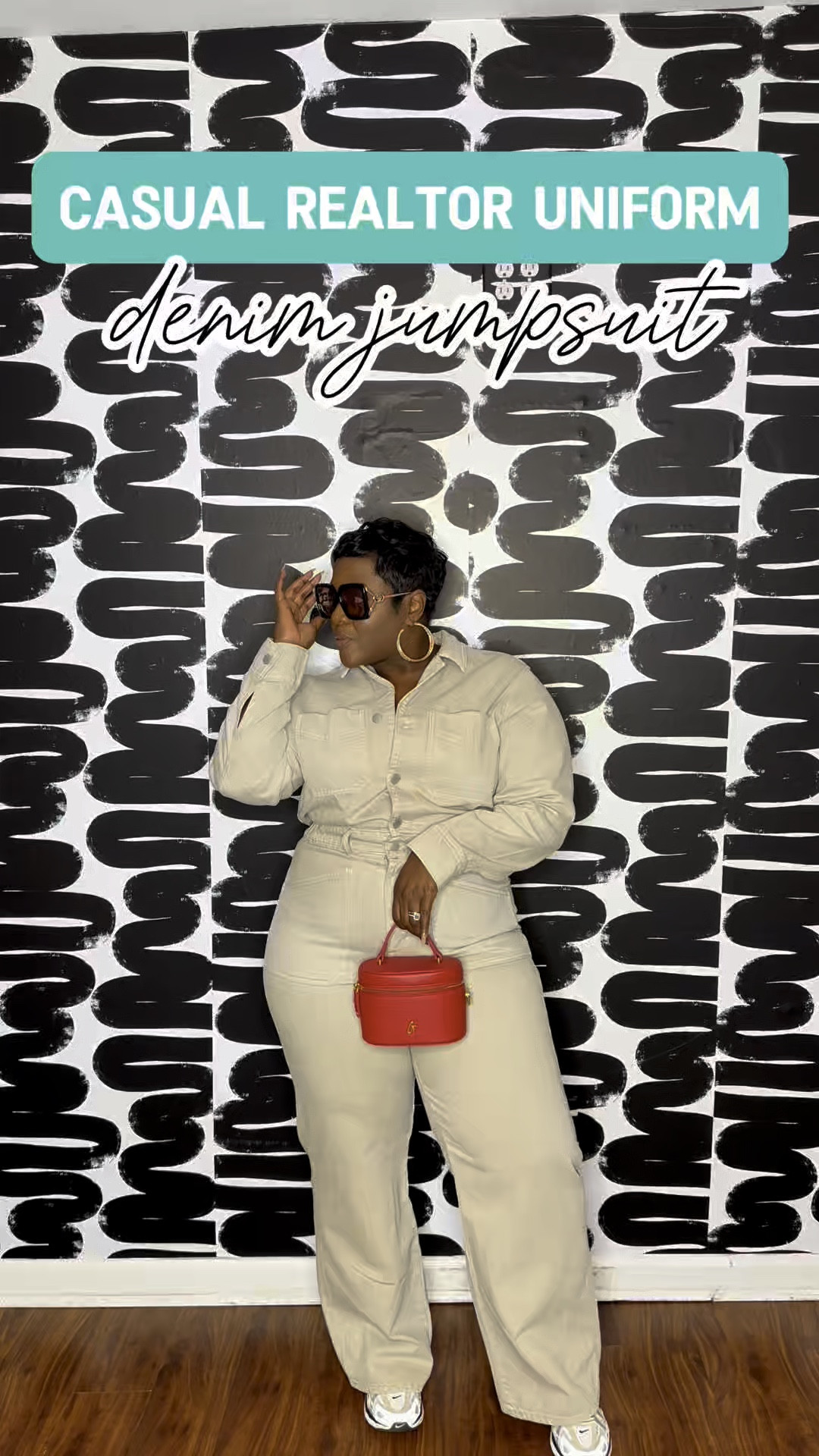 Denim jumpsuits are perfect for showings, inspections or consultations or closings. You can dress them up with boots or down with sneakers.

#LTKMidsize #LTKOver40 #LTKWorkwear