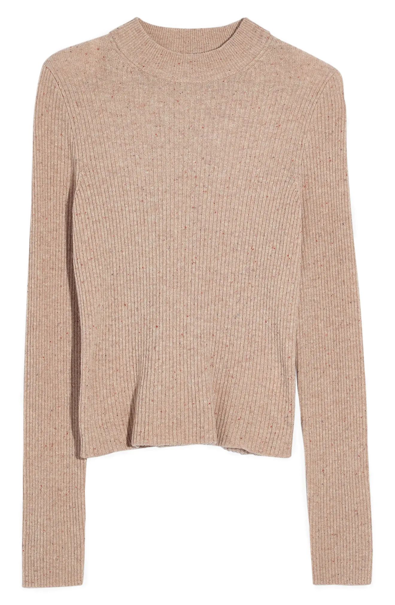 Women's Madewell Mock Neck Pullover Sweater | Nordstrom