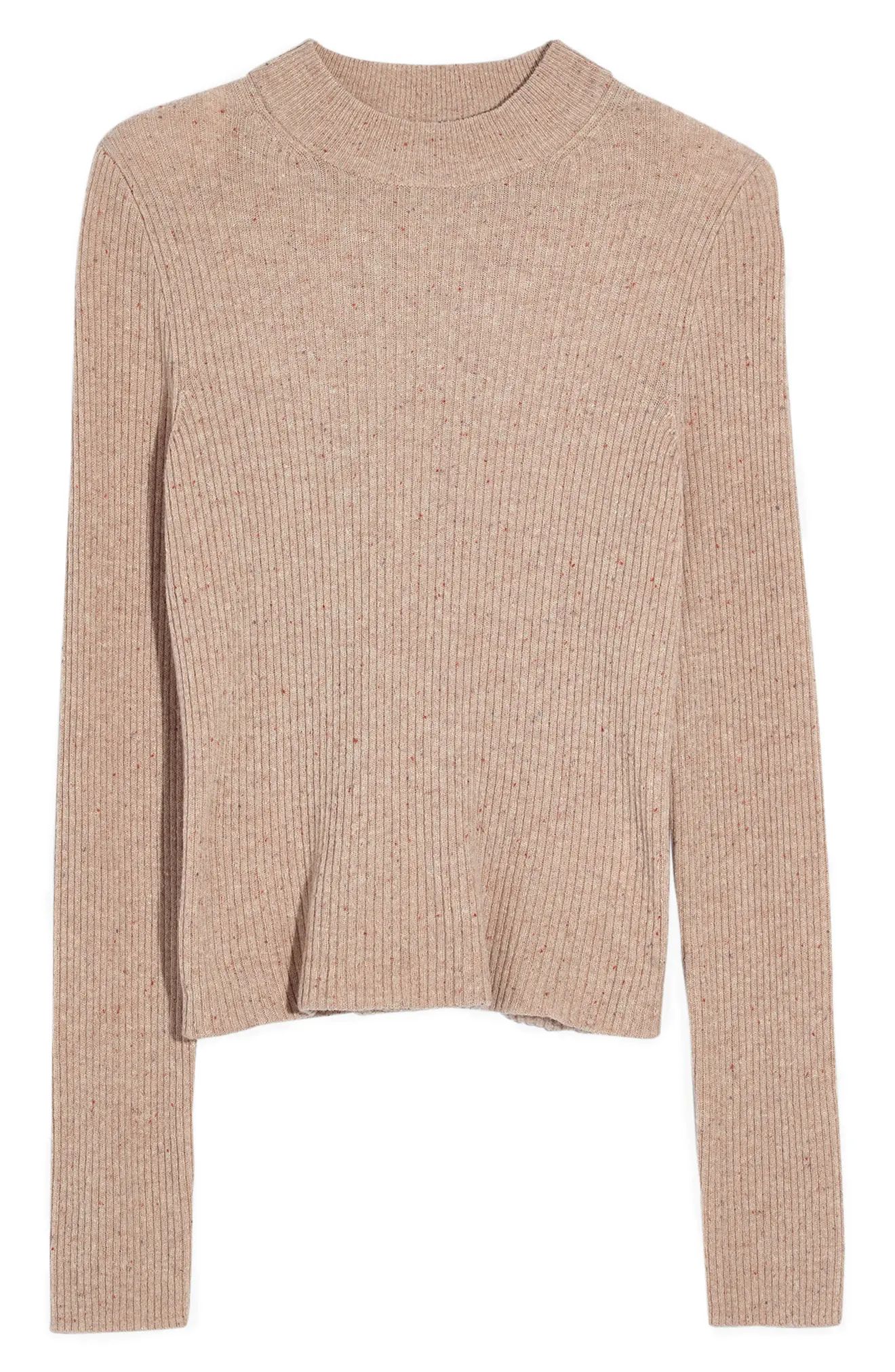 Madewell Mock Neck Pullover Sweater | Nordstrom