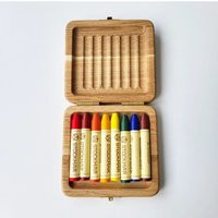 Stockmar Crayon Holder Case For 8 Sticks Waldorf Gift Kids Pencil Box Wooden Without Crayons | Etsy (US)