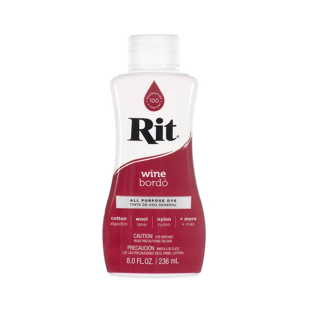Rit Dye Liquid – Wide Selection of Colors – 8 Oz. (Wine) | Amazon (US)