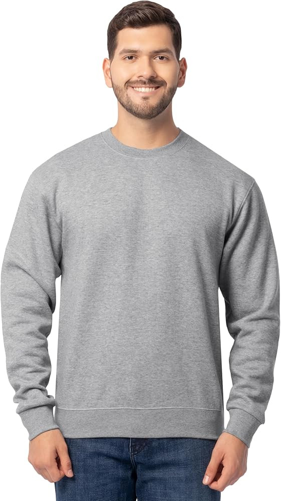 Fruit of the Loom Men's Eversoft Fleece Crewneck Sweatshirts, Moisture Wicking & Breathable, Size... | Amazon (US)
