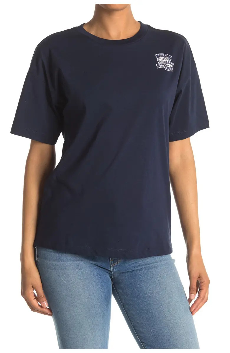 Graphic Crew Neck Oversized T-ShirtABOUND | Nordstrom Rack