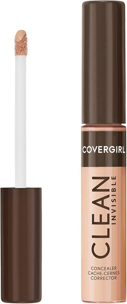 Covergirl Clean Invisible Concealer, Lightweight, Hydrating, Vegan Formula, Golden Ivory 109, 0.2... | Amazon (US)