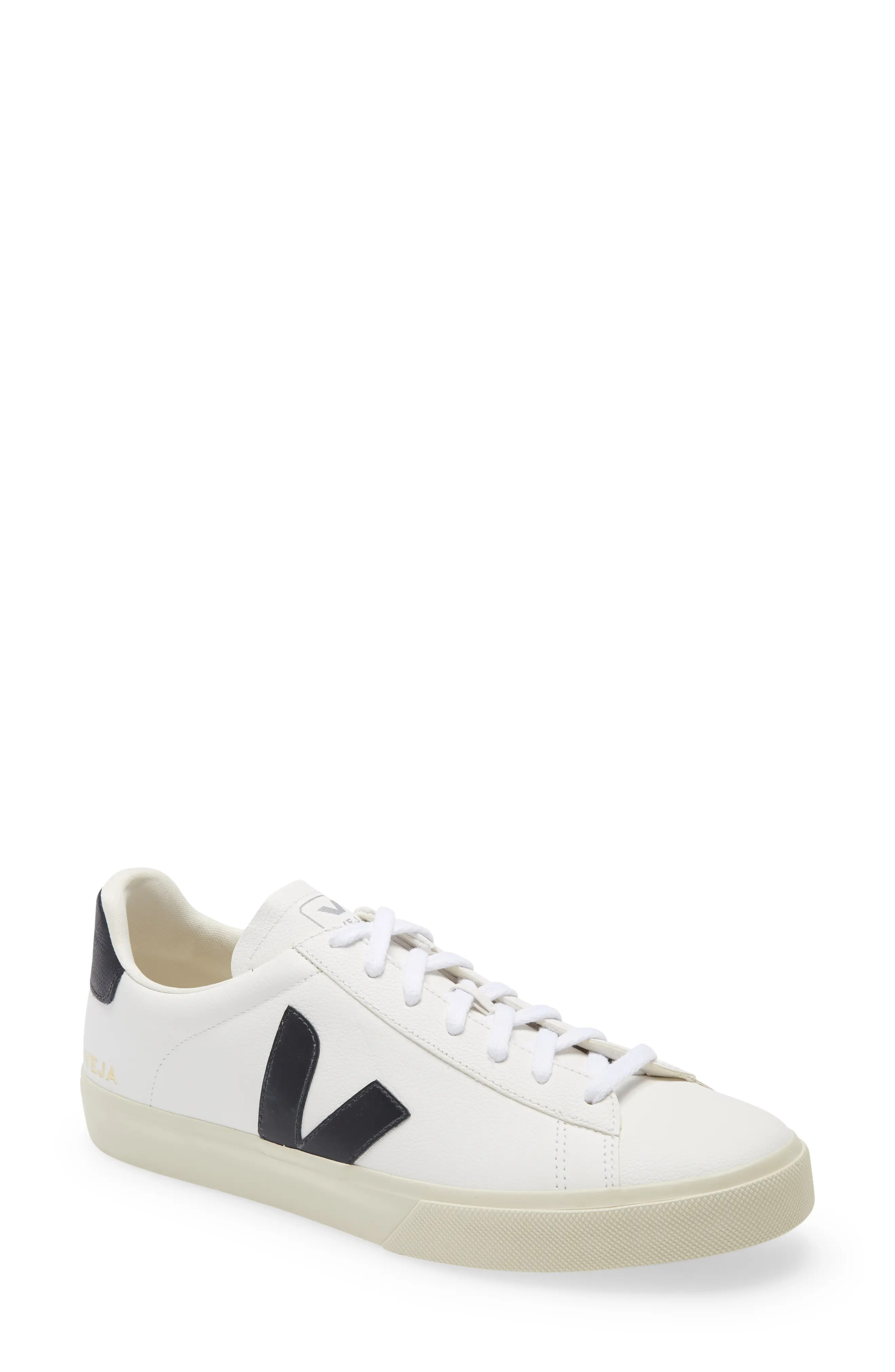 Veja Campo Sneaker, Size 11Us in Extra White/Black at Nordstrom | Nordstrom