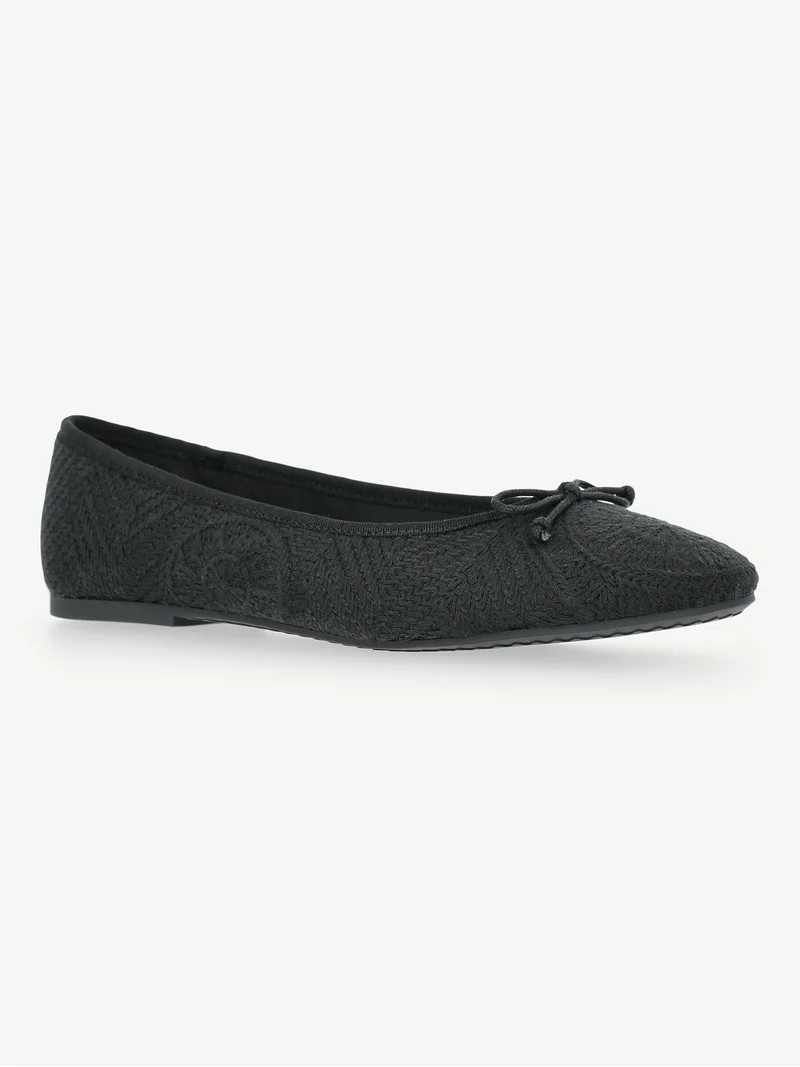 No Boundaries Women's Boho Ballet Flat | Walmart (US)