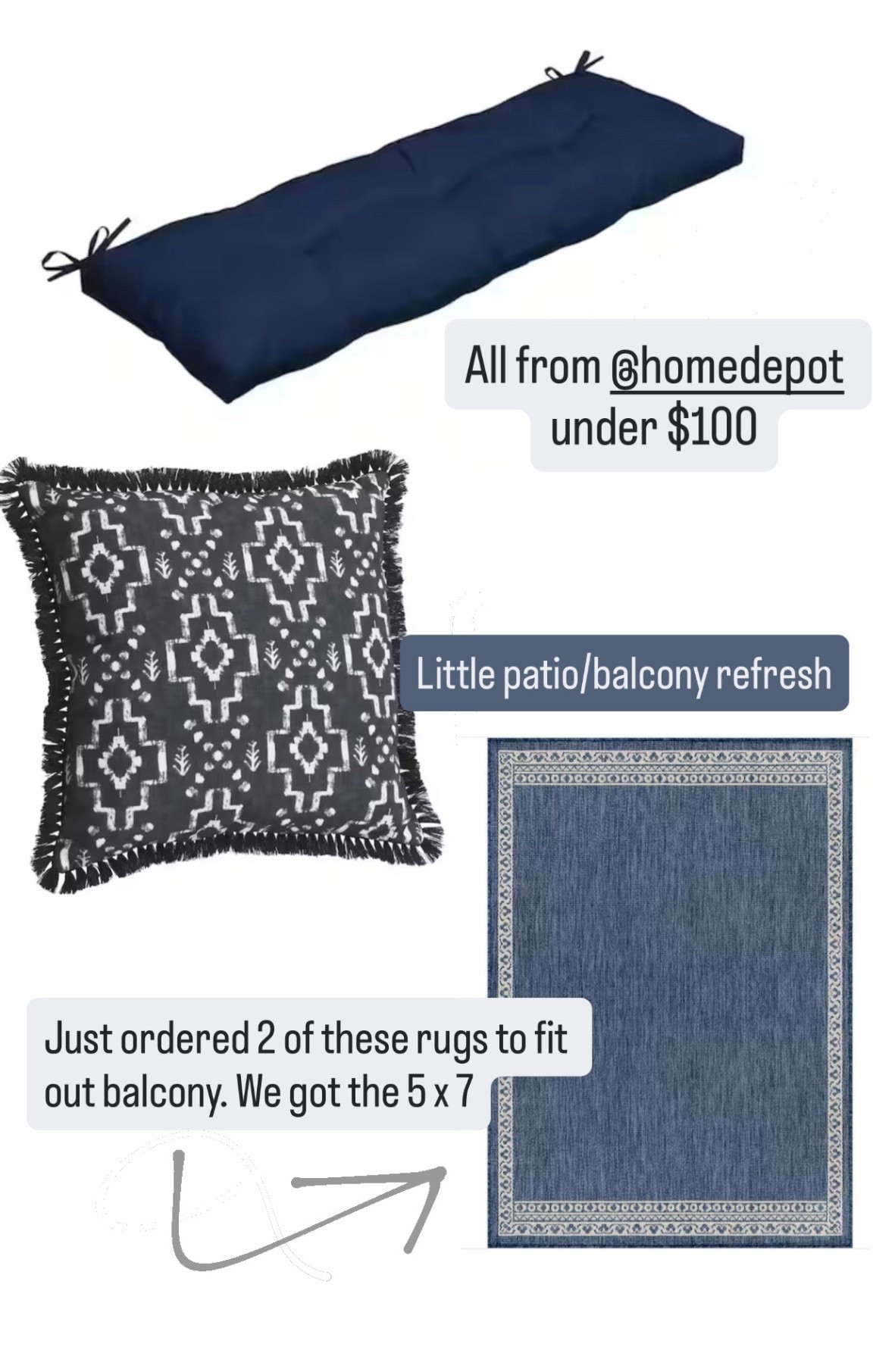 Spring balcony/patio refresh 

#LTKSeasonal #LTKHome