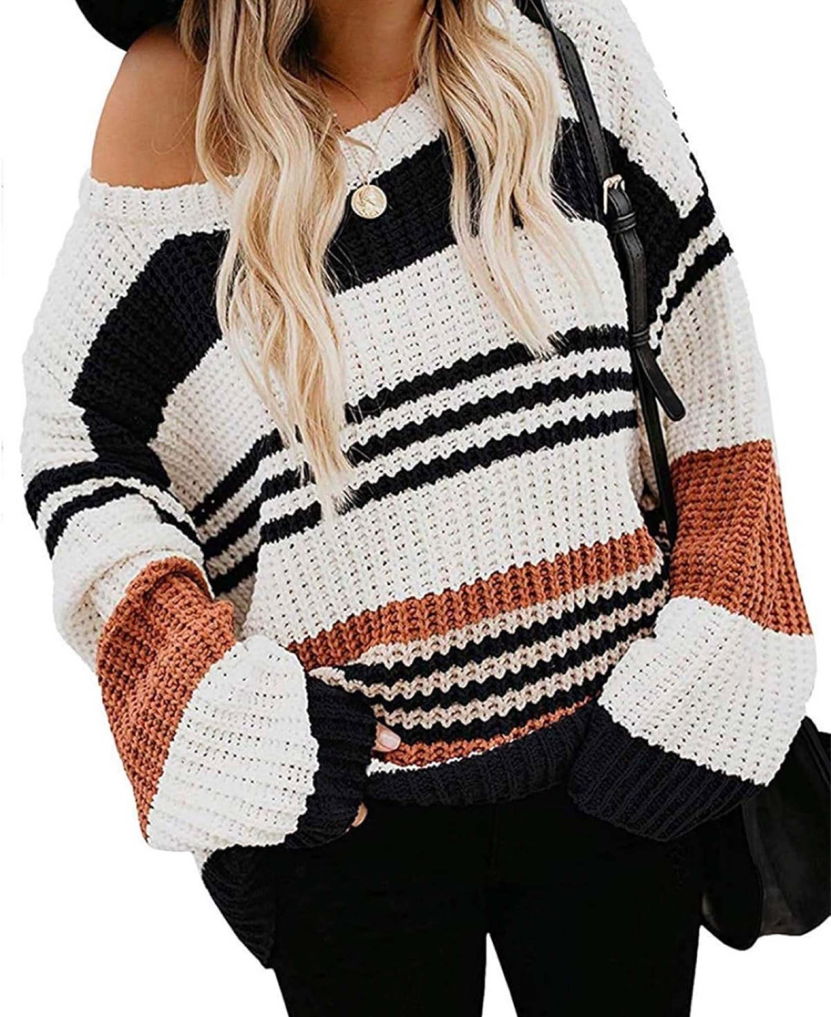 This sweater is 25% off right now and perfect for fall! I wear a medium and it is not off the shoulder, size up if you want to have off the shoulder!

#LTKSeasonal #LTKsalealert #LTKstyletip