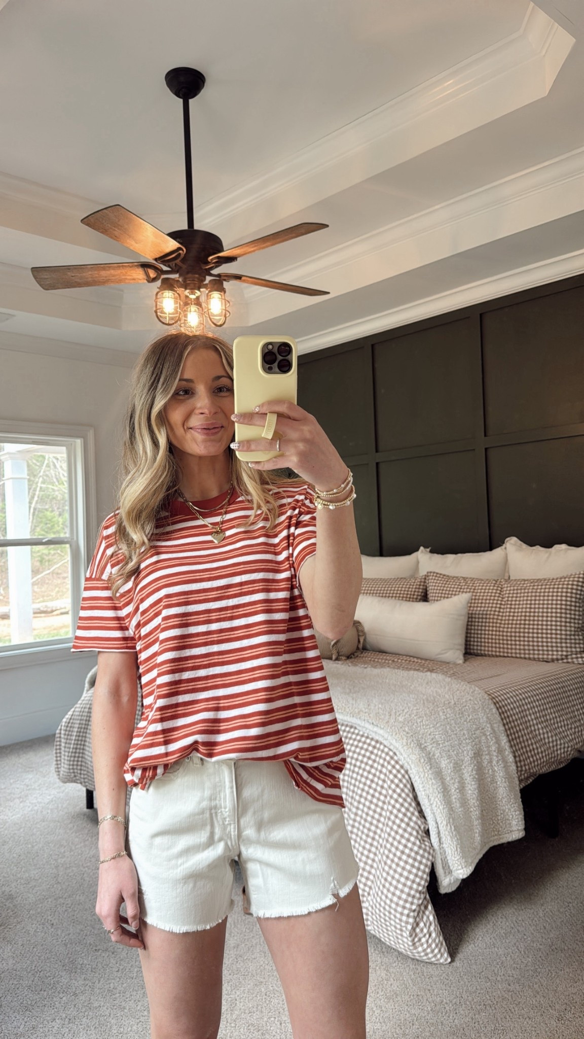 You can never go wrong with a striped tee + shorts 🤩 @Aerie 

#LTKootd #LTKSeasonal #LTKU