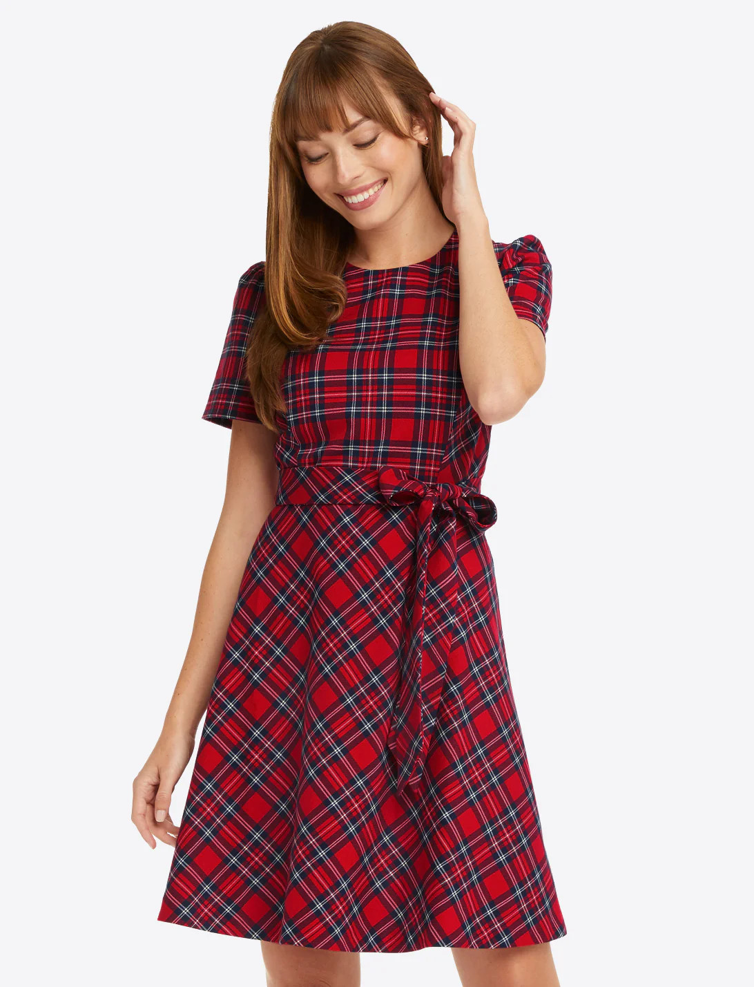 Love Circle Dress in Angie Plaid | Draper James (US)