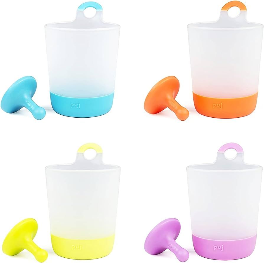 Puj Phillip Cups for Kids - Hangable Training Cups -, Rinse-and-Play Reusable Plastic Cups with G... | Amazon (US)