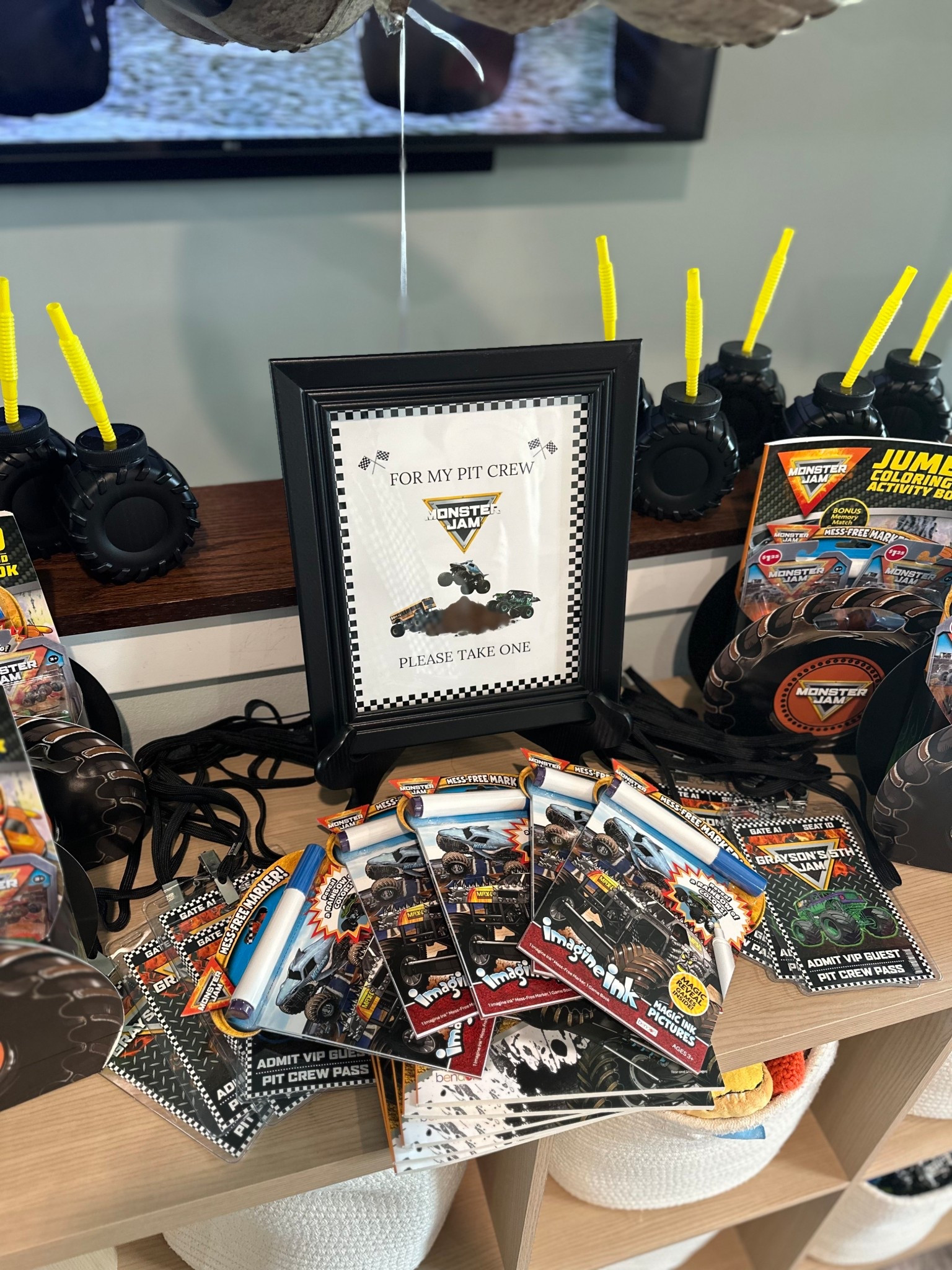 monster jam birthday party favors✨coloring books, magic marker books and mini monster trucks all found at dollar tree!🏁

#LTKParties #LTKKids