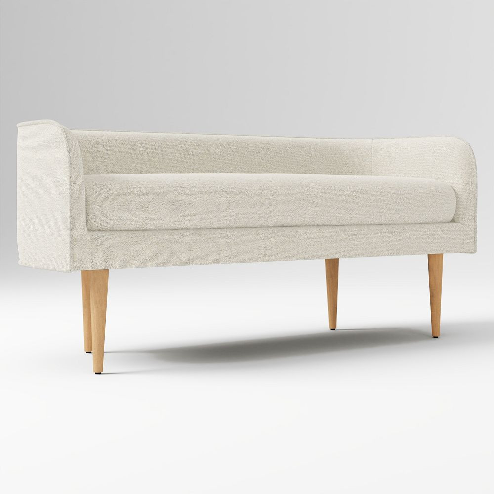 Celine Bench - Wood Legs | West Elm (US)