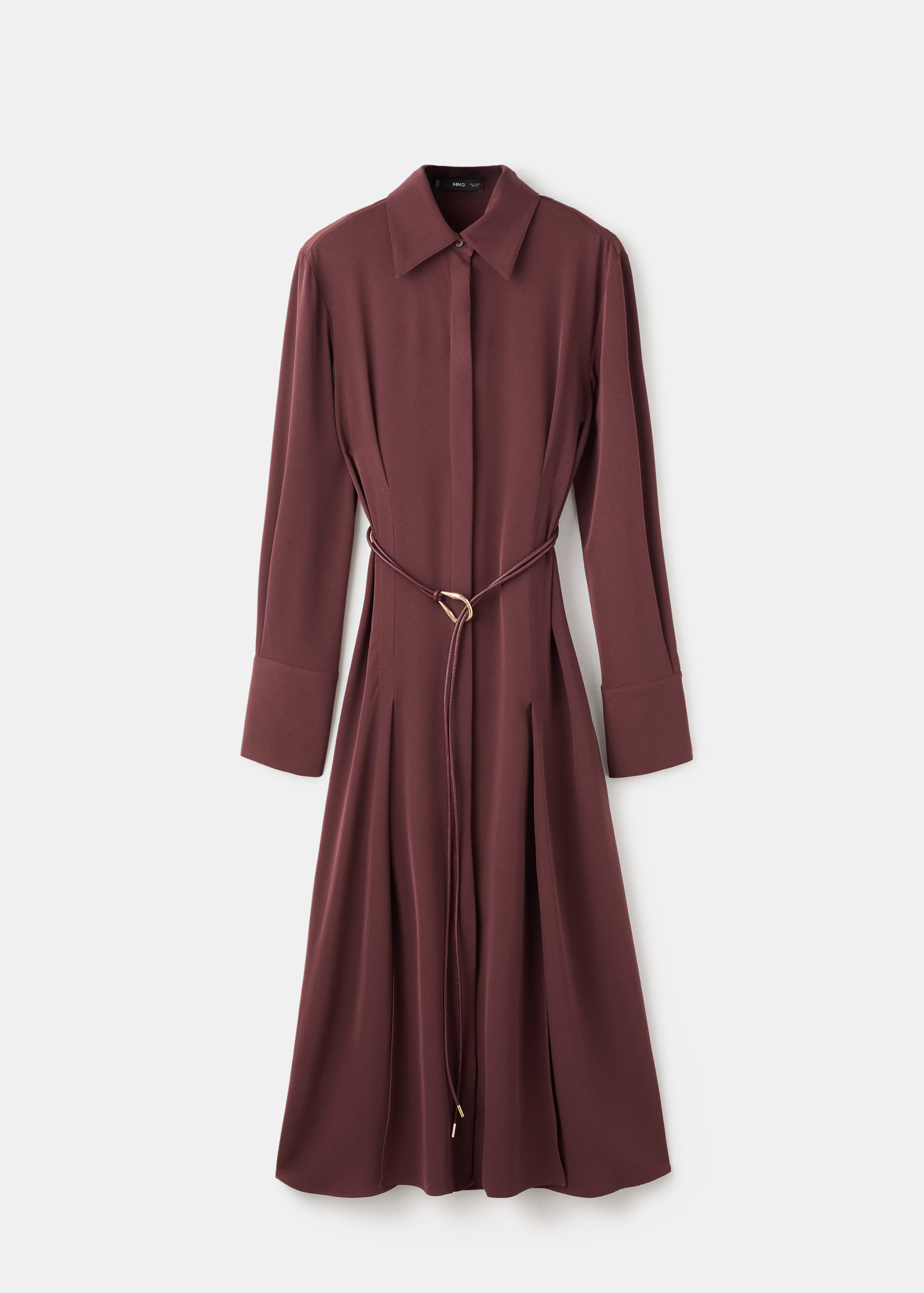 Belt shirt dress - Women | MANGO USA | Mango (US/MX/AU)
