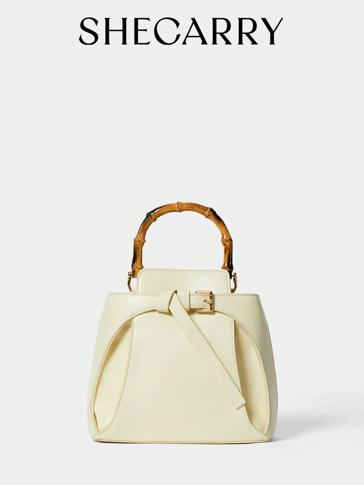 SHECARRY Bolso de tote sencillo y liso para mujer, bolso de mano de uso diario casual | SHEIN