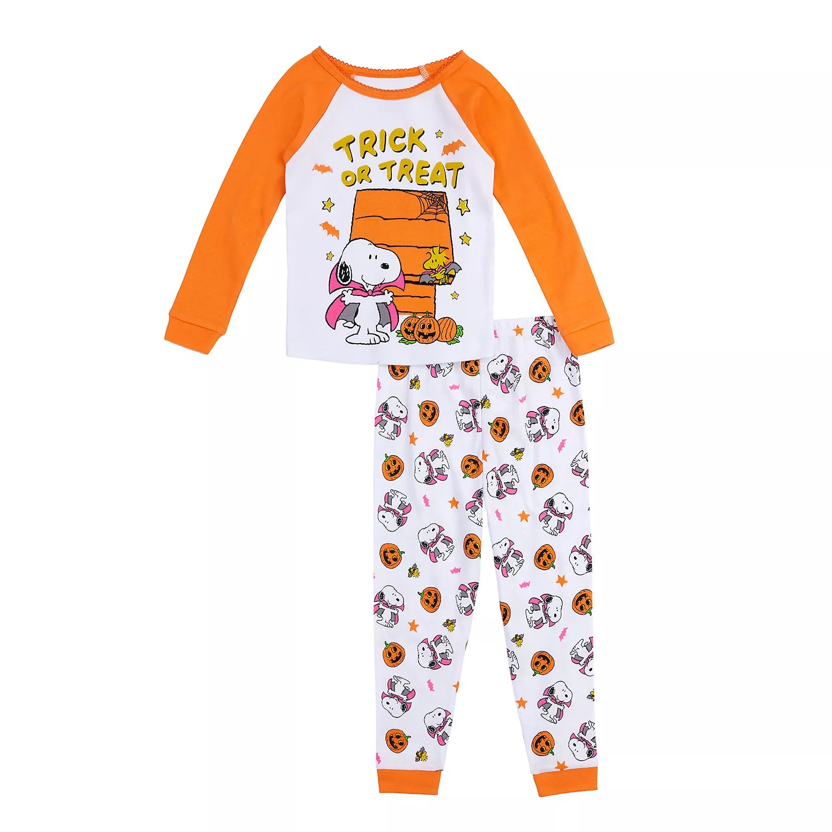 Toddler Girl Peanuts "Trick or Treat" Snoopy Pajama Set | Kohl's