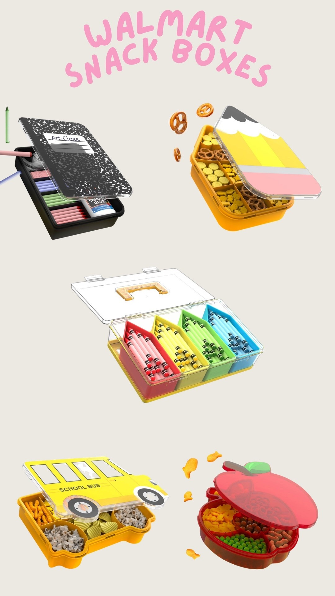 These Walmart snack boxes are so cute for the end of the school year! 

#LTKSeasonal #LTKmomlife