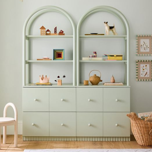 Joseph Altuzarra Arched Fluted Bookcase | West Elm (US)