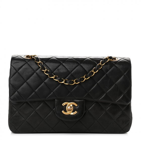 CHANEL

Lambskin Quilted Small Double Flap Black | Fashionphile