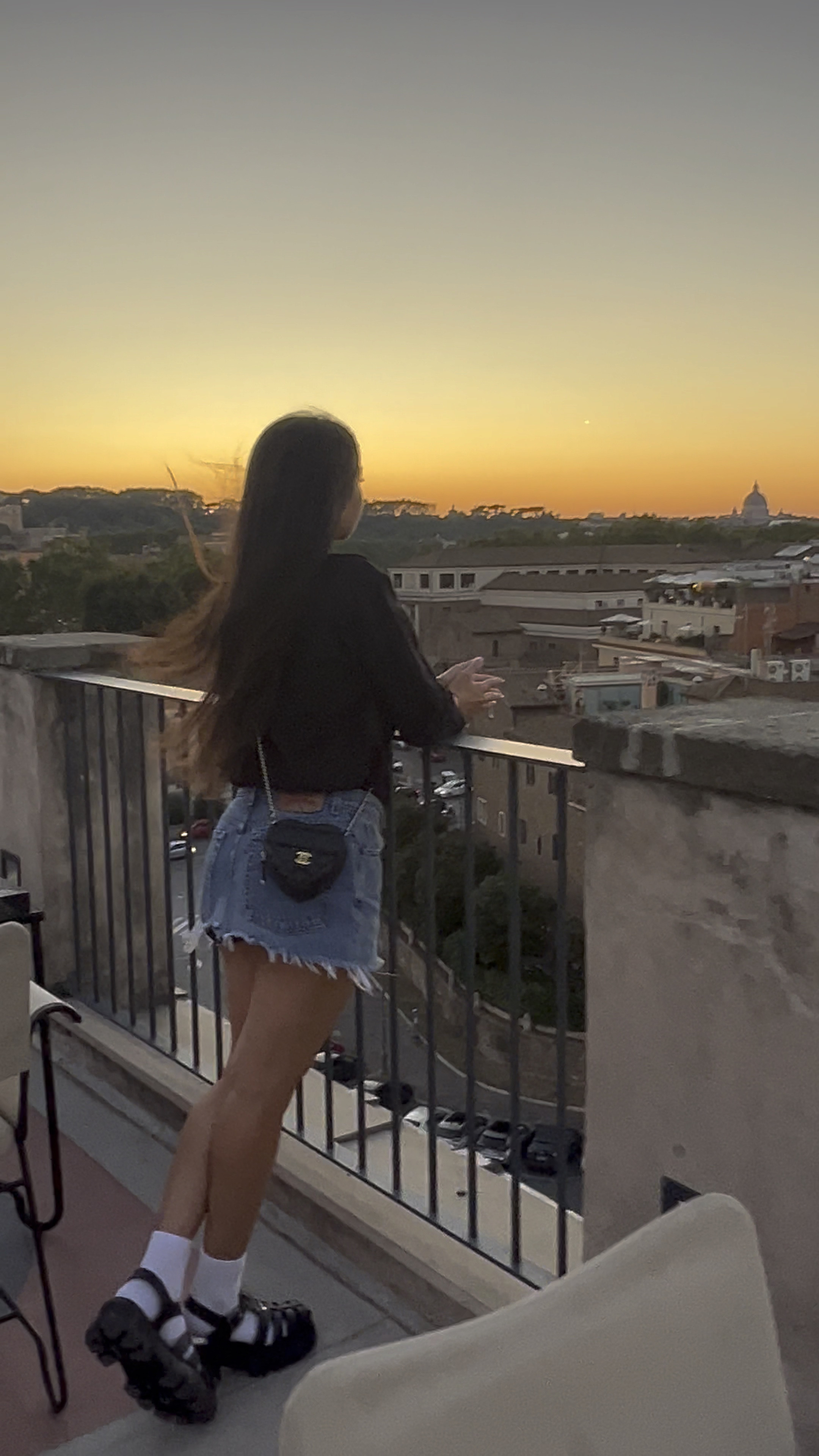 Sunset in Rome. 🌅
#Italy #rome #sunset #love