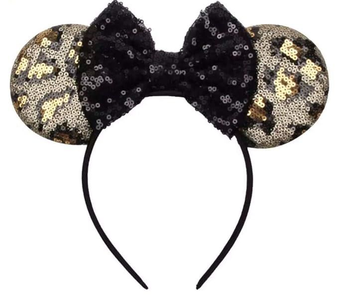 CLGIFT Leopard Minnie Ears, Lion King Mickey Ears, Animal Kingdom Minnie Ears, Cheetah minnie ear... | Amazon (US)