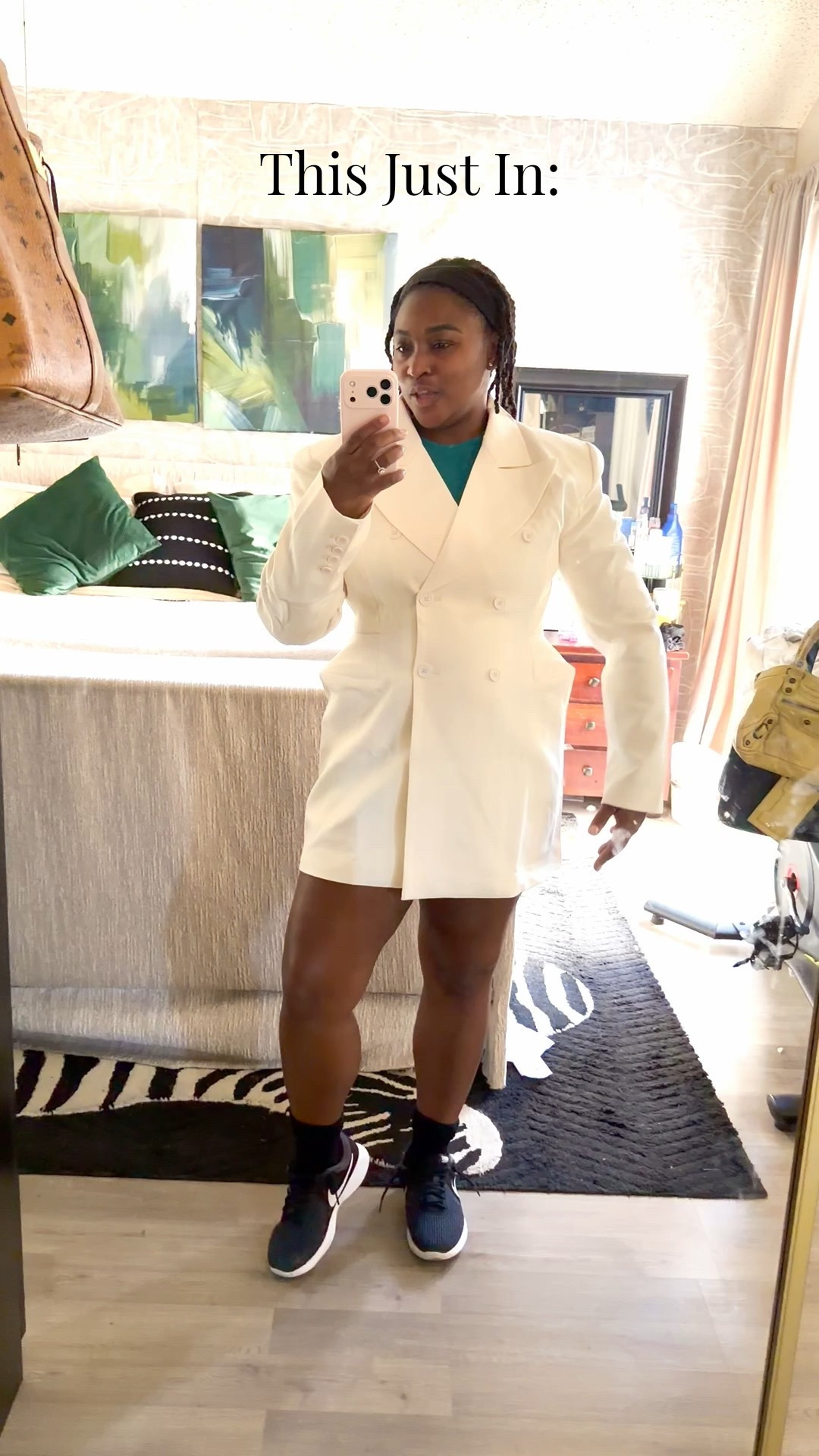Delivered right before I jumped on the walking pad and… it’s goood!

Loving all things “cinched waist”! They will be classics that you can pull out 10 years from now 🙌🏾 

I went with a Large and it runs true to size  

#LTKSaleAlert #LTKFindsUnder100