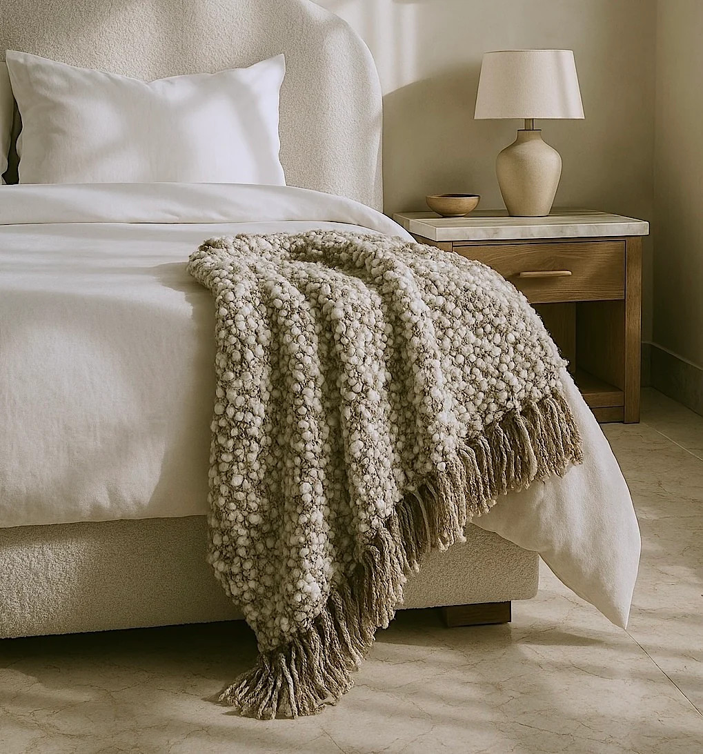 Sutton Throw Blanket | Pepper + Vetiver