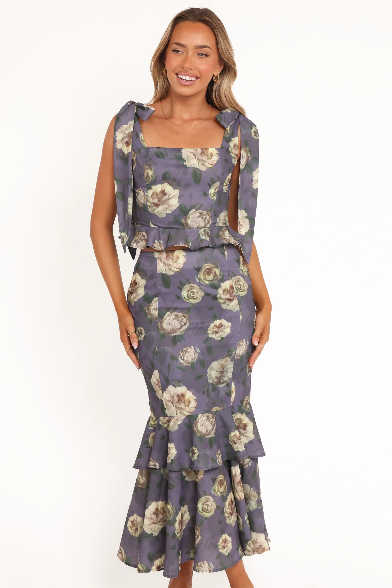 Luna Two Piece Set - Lavender Floral | Petal & Pup (US)