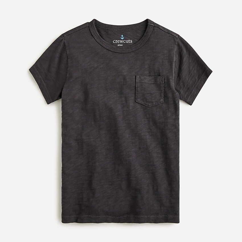 Kids' garment-dyed pocket T-shirt | J.Crew US