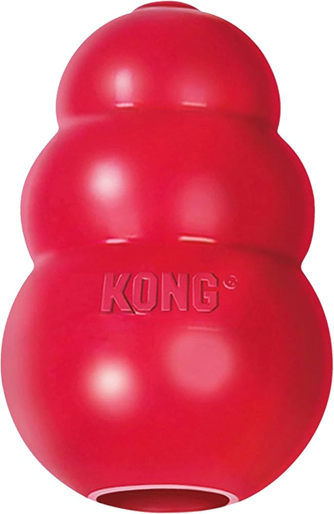 KONG Classic Stuffable Dog Toy - Fetch & Chew Toy for Dogs - Treat-Filling Capabilities & Erratic... | Amazon (US)