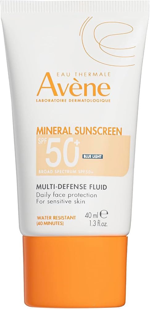 Amazon.com: Eau Thermale Avene Mineral Sunscreen Multi-Defense Fluid Tinted SPF 50+, 1.3 fl. Oz. ... | Amazon (US)