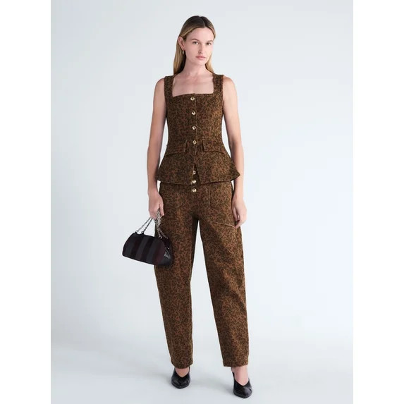 Scoop Women's and Women's Plus Denim Corset Top, Sizes XS-4X | Walmart (US)