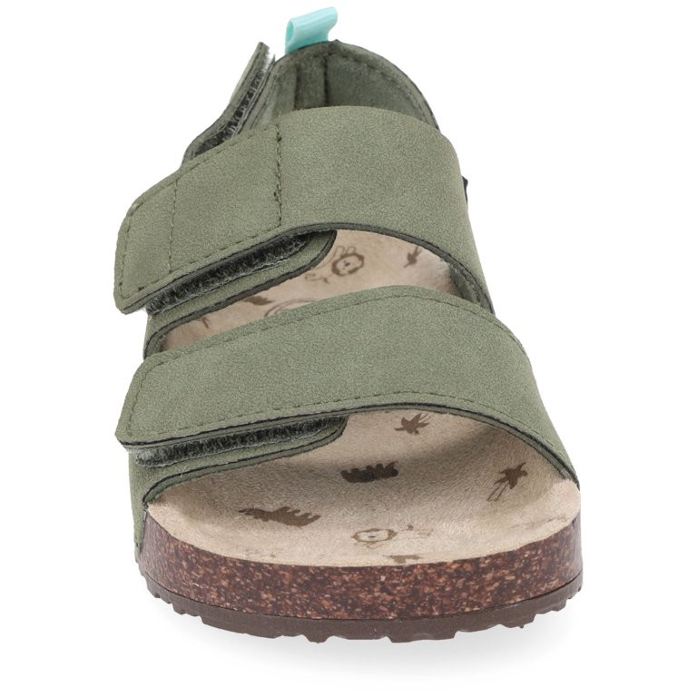 Wonder Nation Toddler Boys Two Strap Footbed Sandals | Walmart (US)