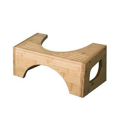 7"/9" Two in One Bamboo Toilet Step Stool Brown - Squatty Potty | Target