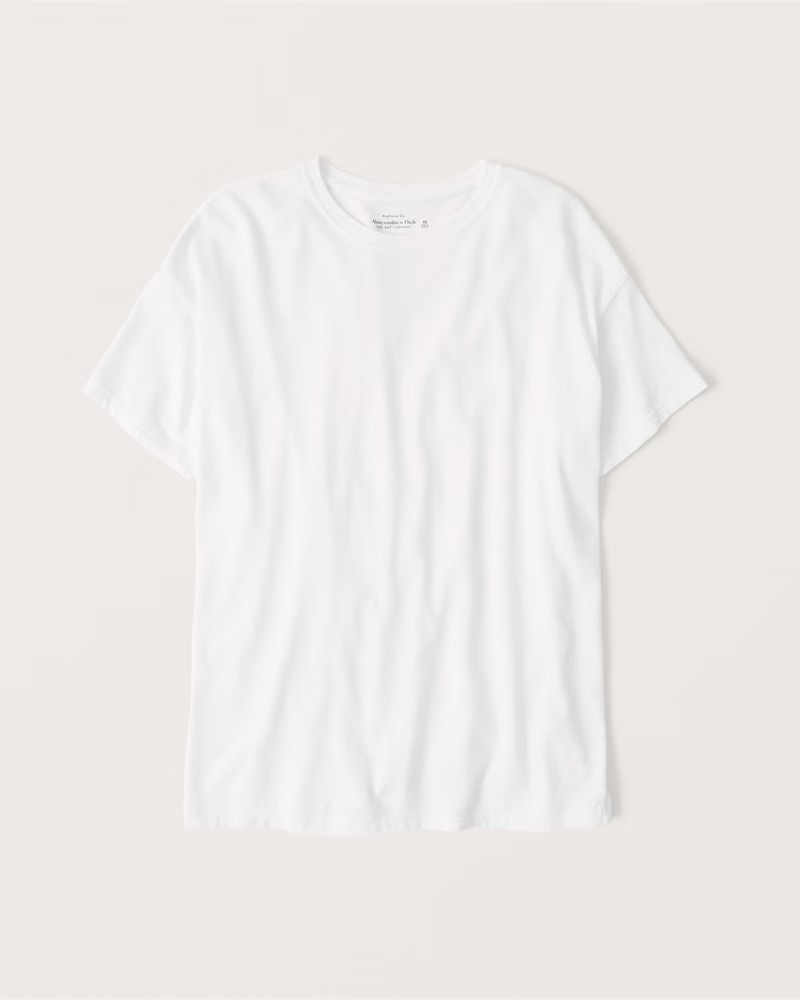 Oversized Boyfriend Tee | Abercrombie & Fitch (US)