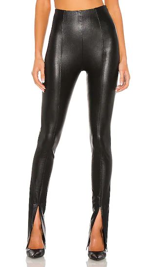 X REVOLVE Malta Leather Pants in Black | Revolve Clothing (Global)