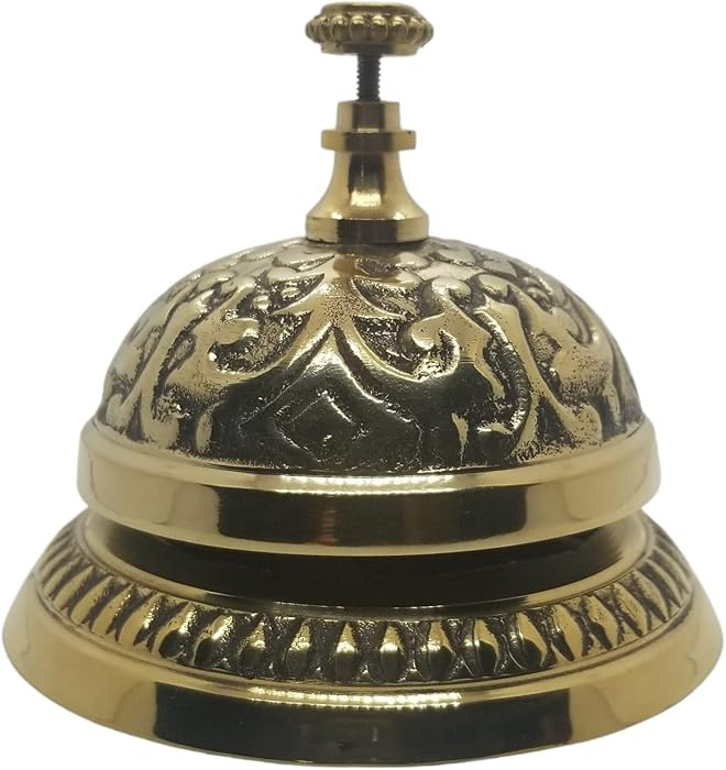 Solid Brass Victorian Style Service Desk Bell | Amazon (US)