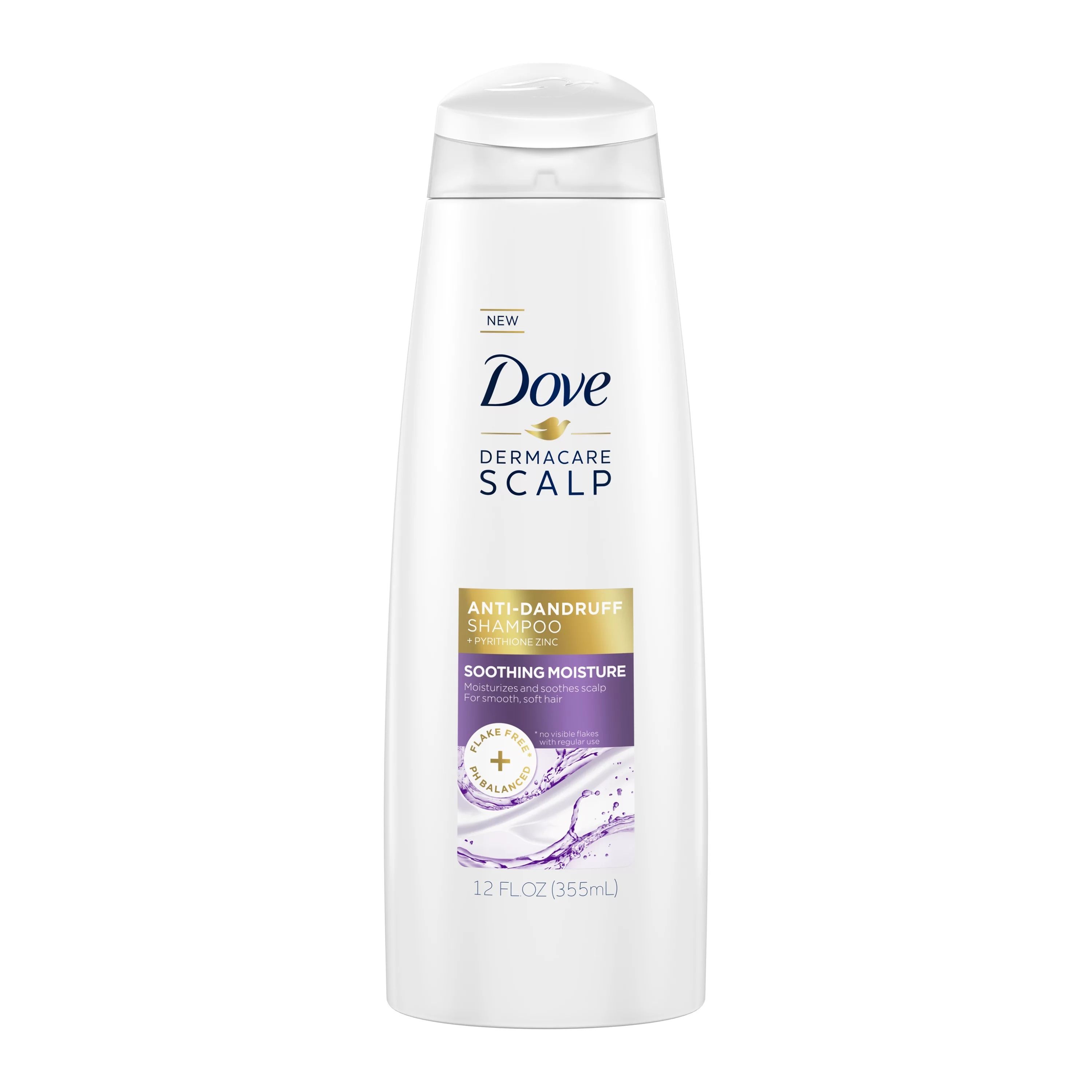 Dove Dermacare Scalp Anti-Dandruff Shampoo Soothing Moisture, 12 oz - Walmart.com | Walmart (US)