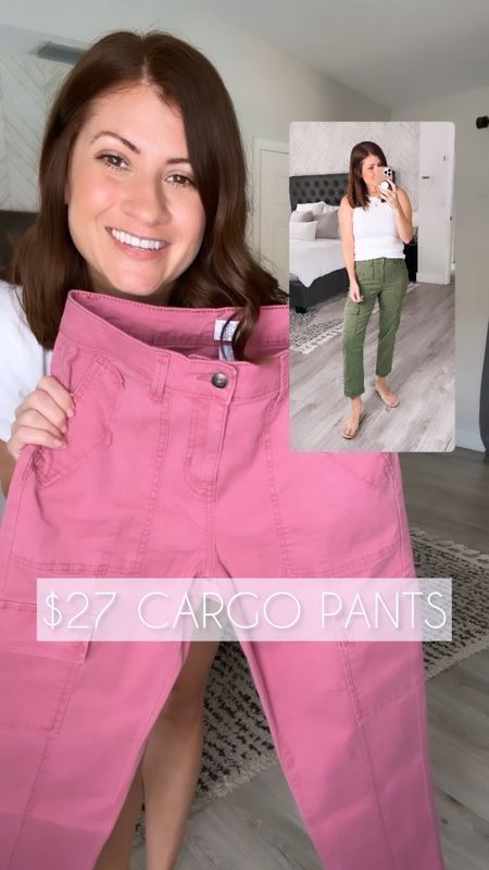 You all loved the Walmart green cargo pants so I grabbed them in pink! Sharing a few ways to style! 

Wearing a 2

#LTKunder50 #LTKFind #LTKstyletip