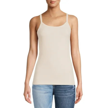 No Boundaries Juniors Rib Cami, Available 1-Pack, 5-Pack | Walmart (US)
