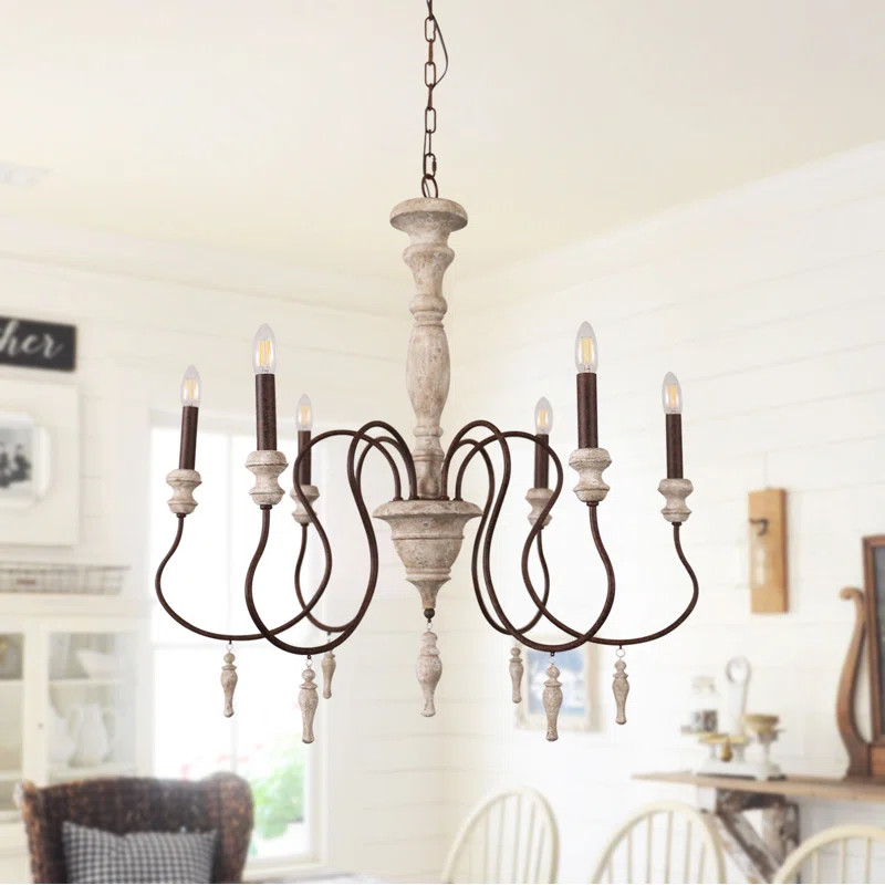 Donnelly 6 - Light Candle Style Classic / Traditional Chandelier | Wayfair North America