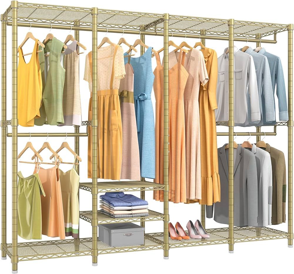 VIPEK V40 Wire Garment Rack Heavy Duty Clothes Rack for Hanging Clothes, Multi-Functional Metal C... | Amazon (US)