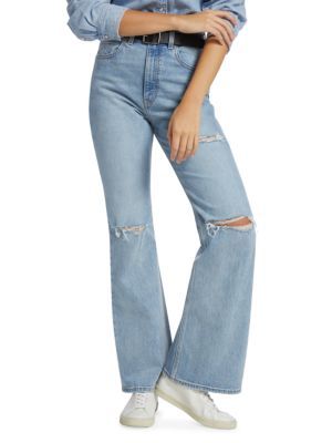 High Rise 70's Flare Jeans | Saks Fifth Avenue OFF 5TH