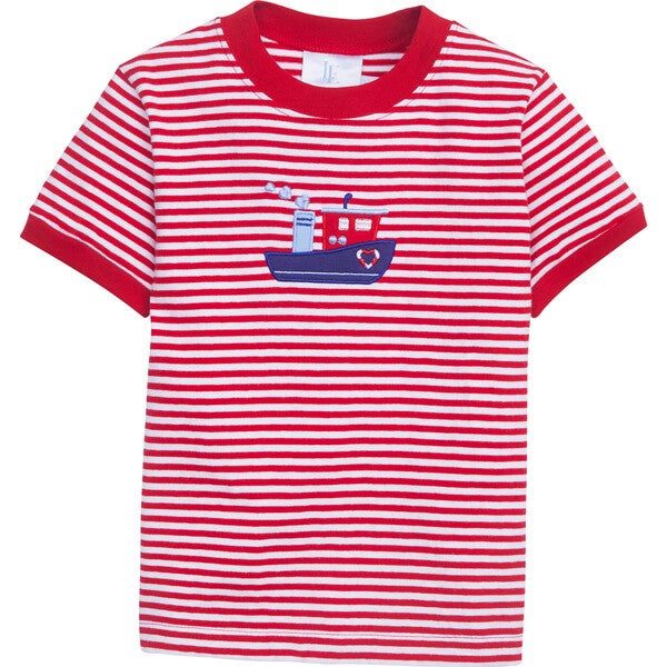 Applique T-Shirt, Tugboat Hearts | Maisonette