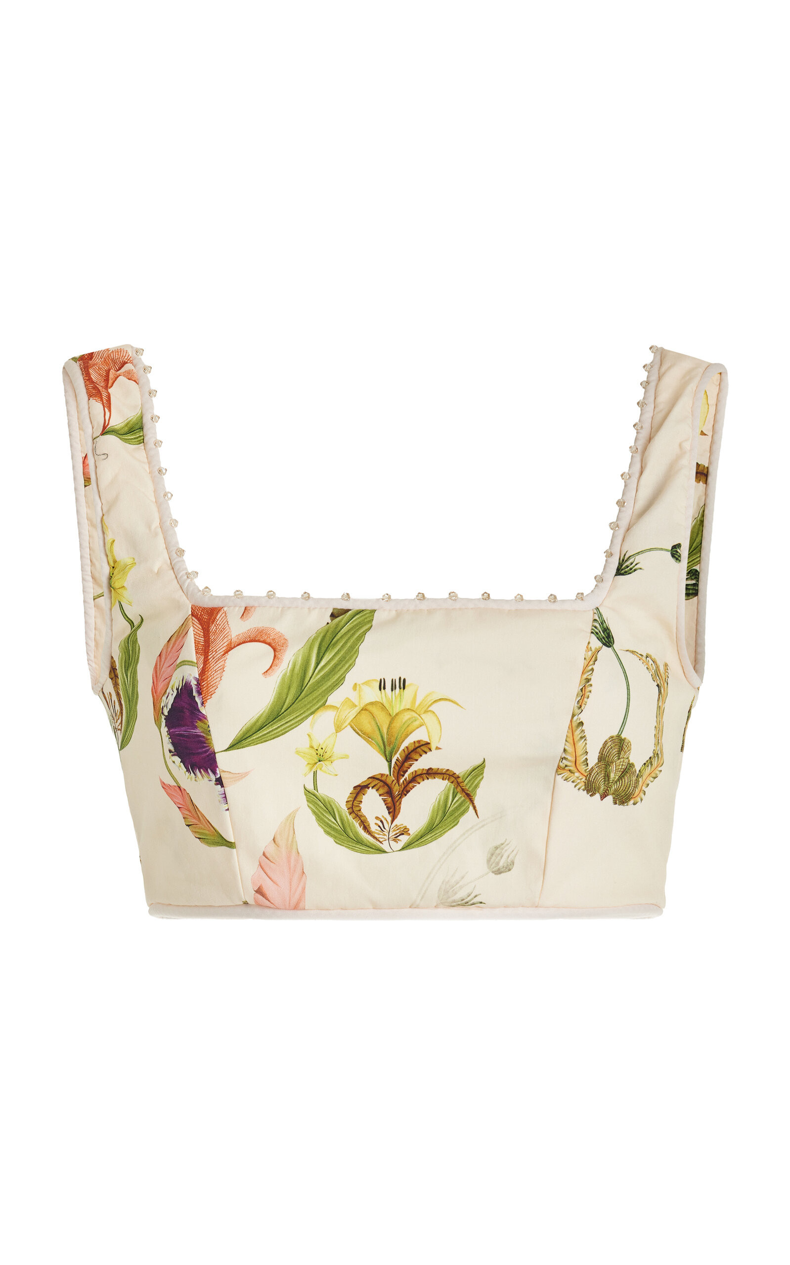 Amanda Cropped Cotton Top | Moda Operandi (Global)