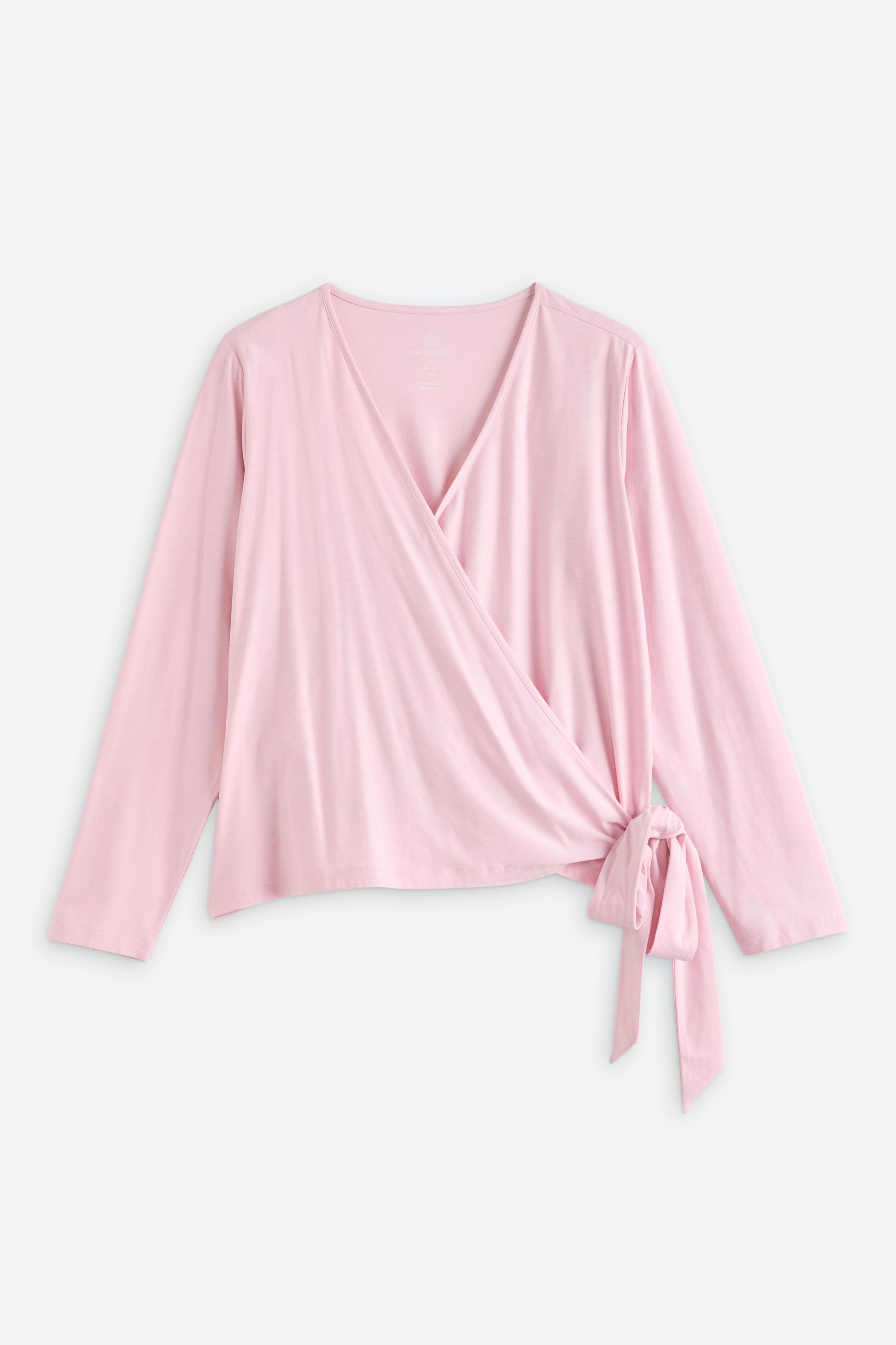 WeFlex Wrap Tie Long Sleeve T-Shirt | Stitch Fix