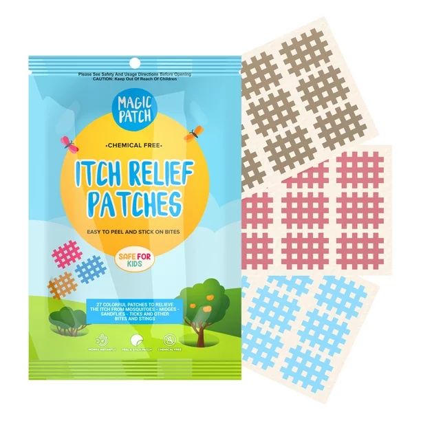 BUZZPATCH Magic Patch Itch Patches - 27 Patches - The Original Natural Itch Patch - Insect Bite P... | Walmart (US)
