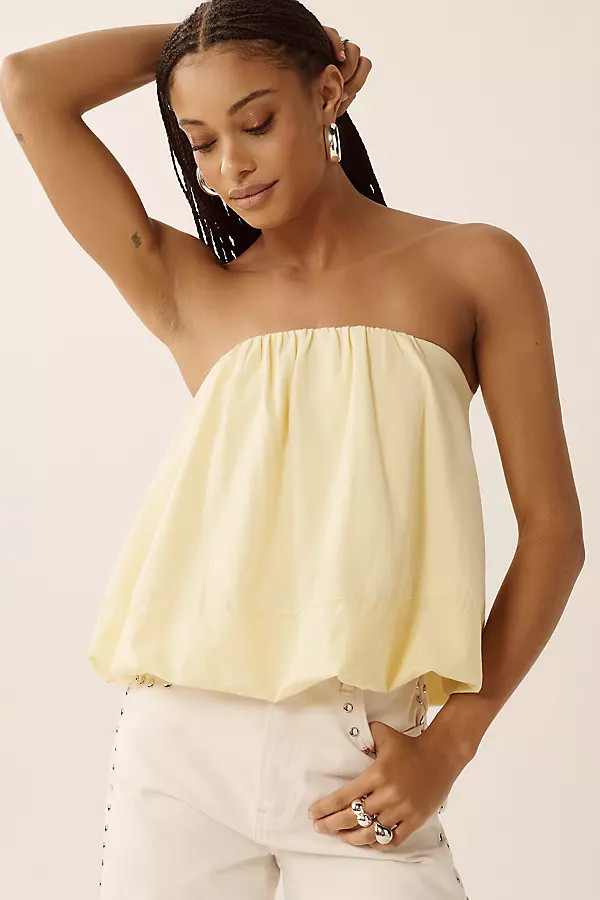 Maeve Strapless Bubble Top | Anthropologie (US)
